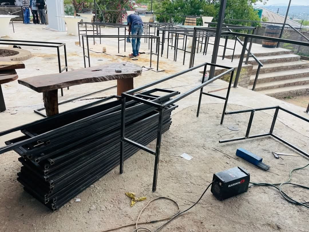 On-site custom steel fabrication by Vortex Steel Welders in Durban